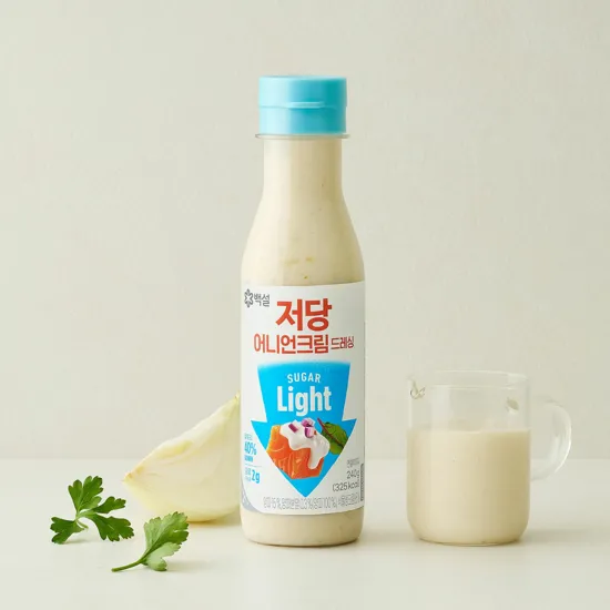 백설 저당 어니언크림 드레싱 240g