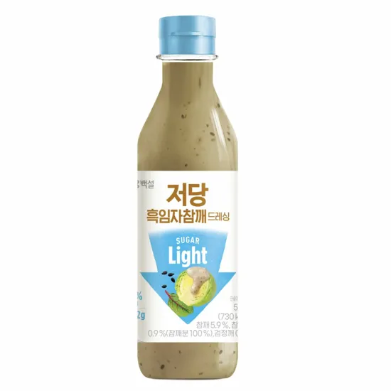 백설 저당 흑임자참깨 드레싱 560g